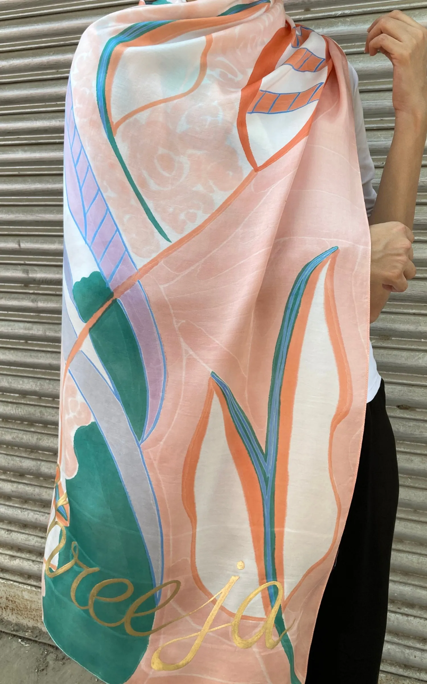 Abstract Printed Scarf