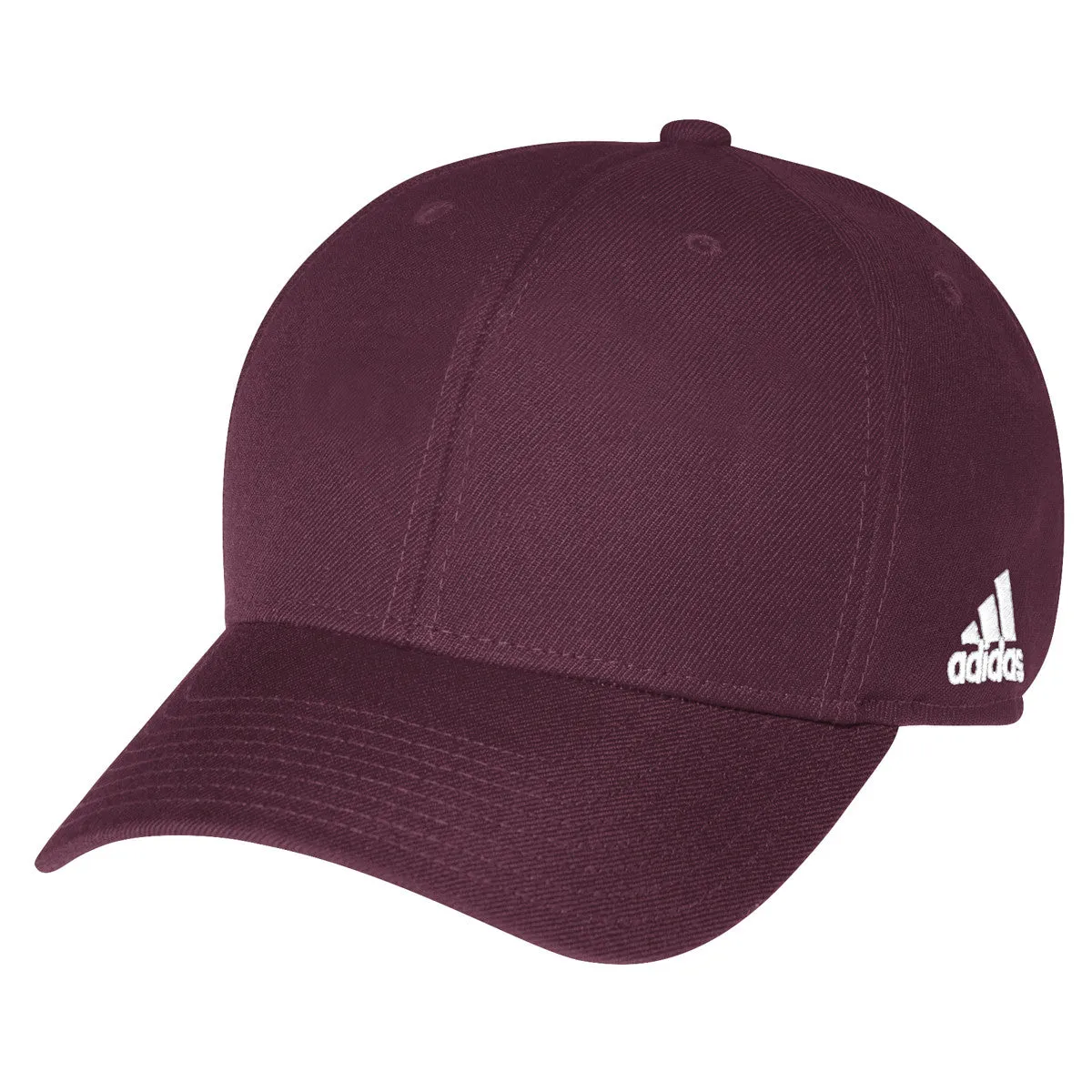 adidas Maroon Structured Adjustable Cap