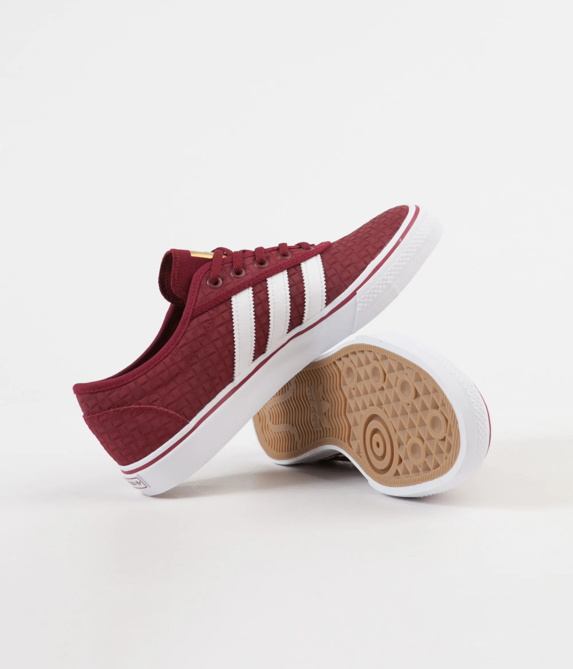 Adidas x Daewon Adi-Ease Shoes - Collegiate Burgundy / White / Gold Metallic