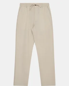 AKJAN COT/LINEN ELA PANTS - Brown Rice