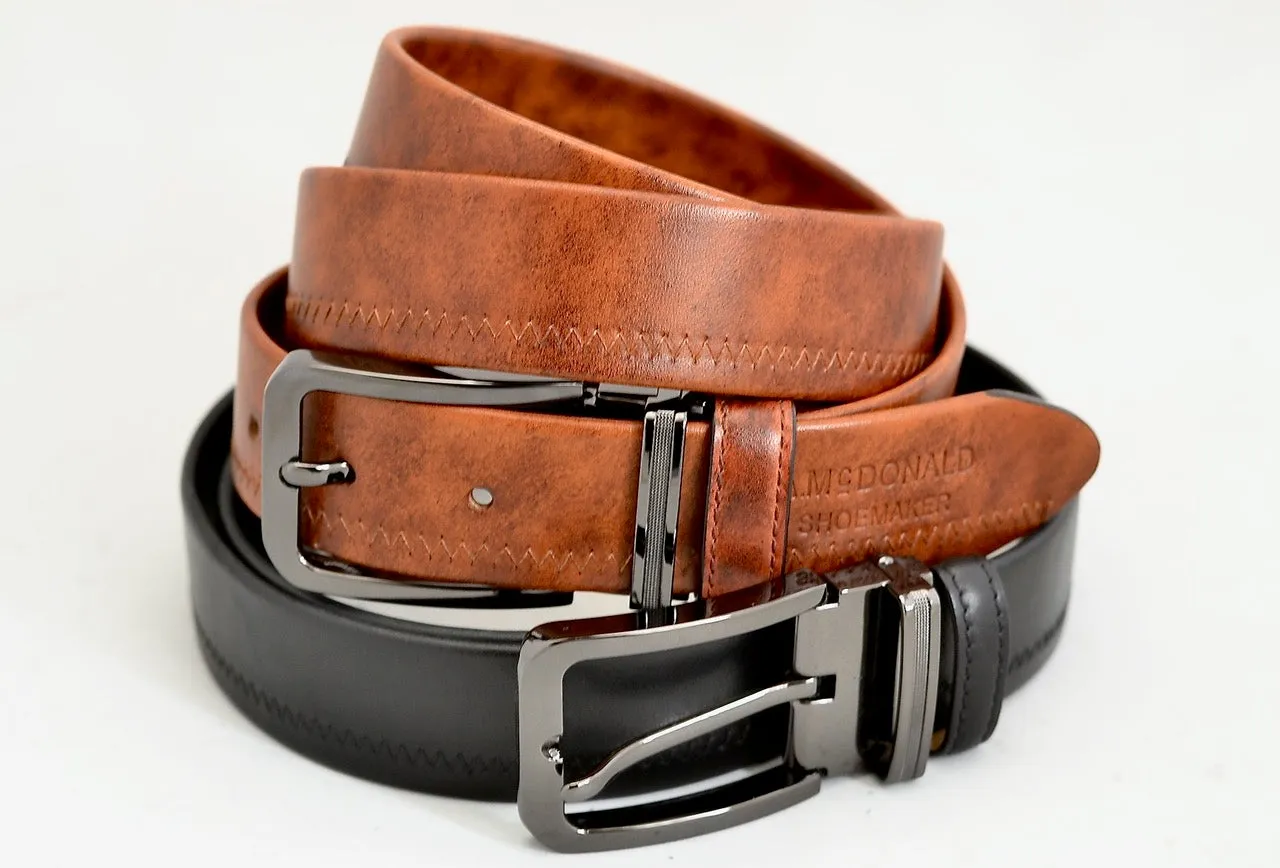 Belt | Black narrow | calf