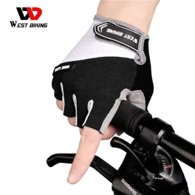 Bicycle Gloves Half-finger Breathable MTB Road Bike Gloves Anti-skid Mat Motorcycle Men Women Sports Cycling Gloves