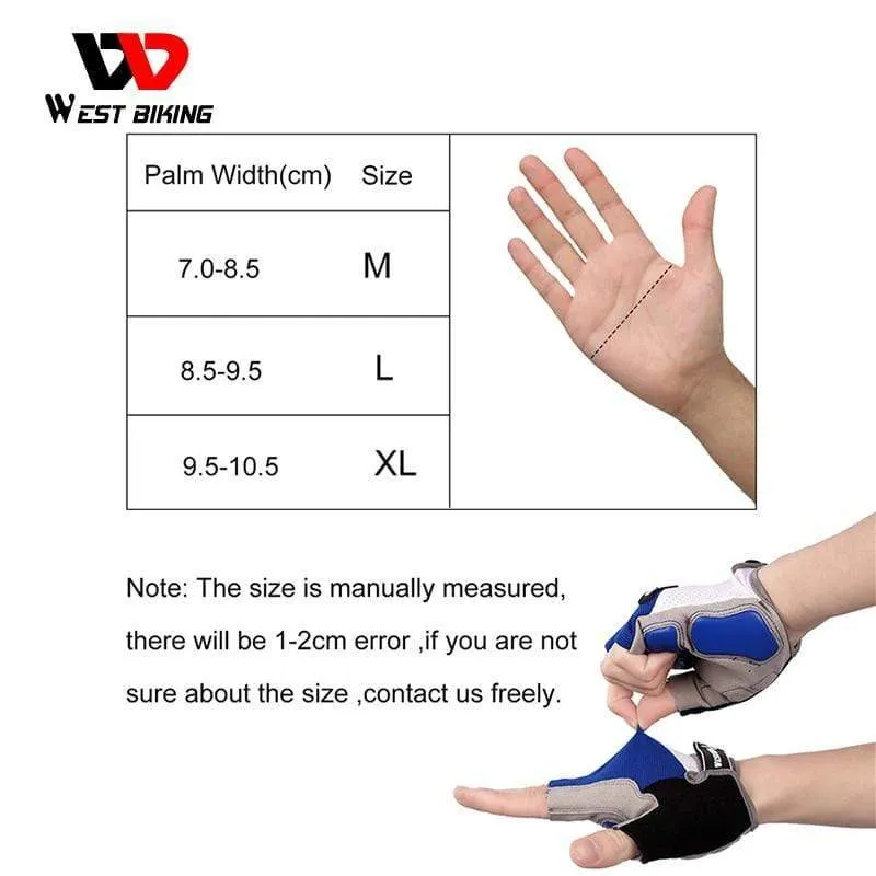 Bicycle Gloves Half-finger Breathable MTB Road Bike Gloves Anti-skid Mat Motorcycle Men Women Sports Cycling Gloves