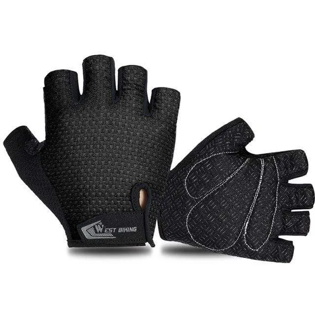 Bicycle Gloves Half-finger Breathable MTB Road Bike Gloves Anti-skid Mat Motorcycle Men Women Sports Cycling Gloves