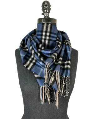 Burberry Classic Blue Check Scarf