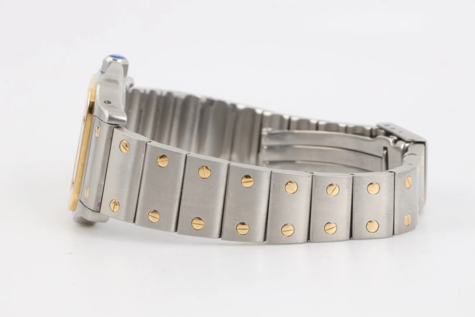 Cartier Santos 1567 Steel & 18K Yellow Gold 24mm Ladies Watch