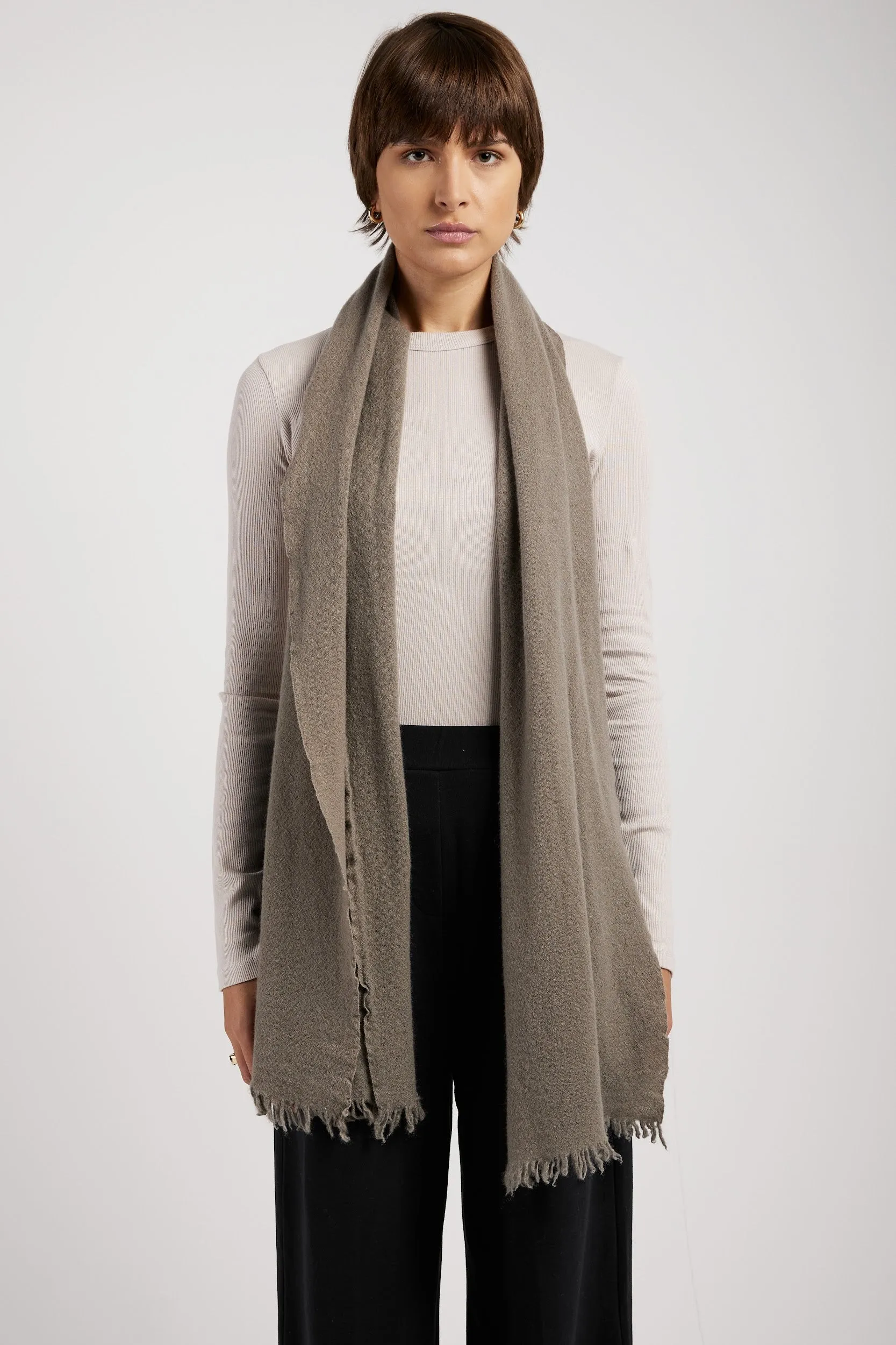 Cashmere Scarf in Drift