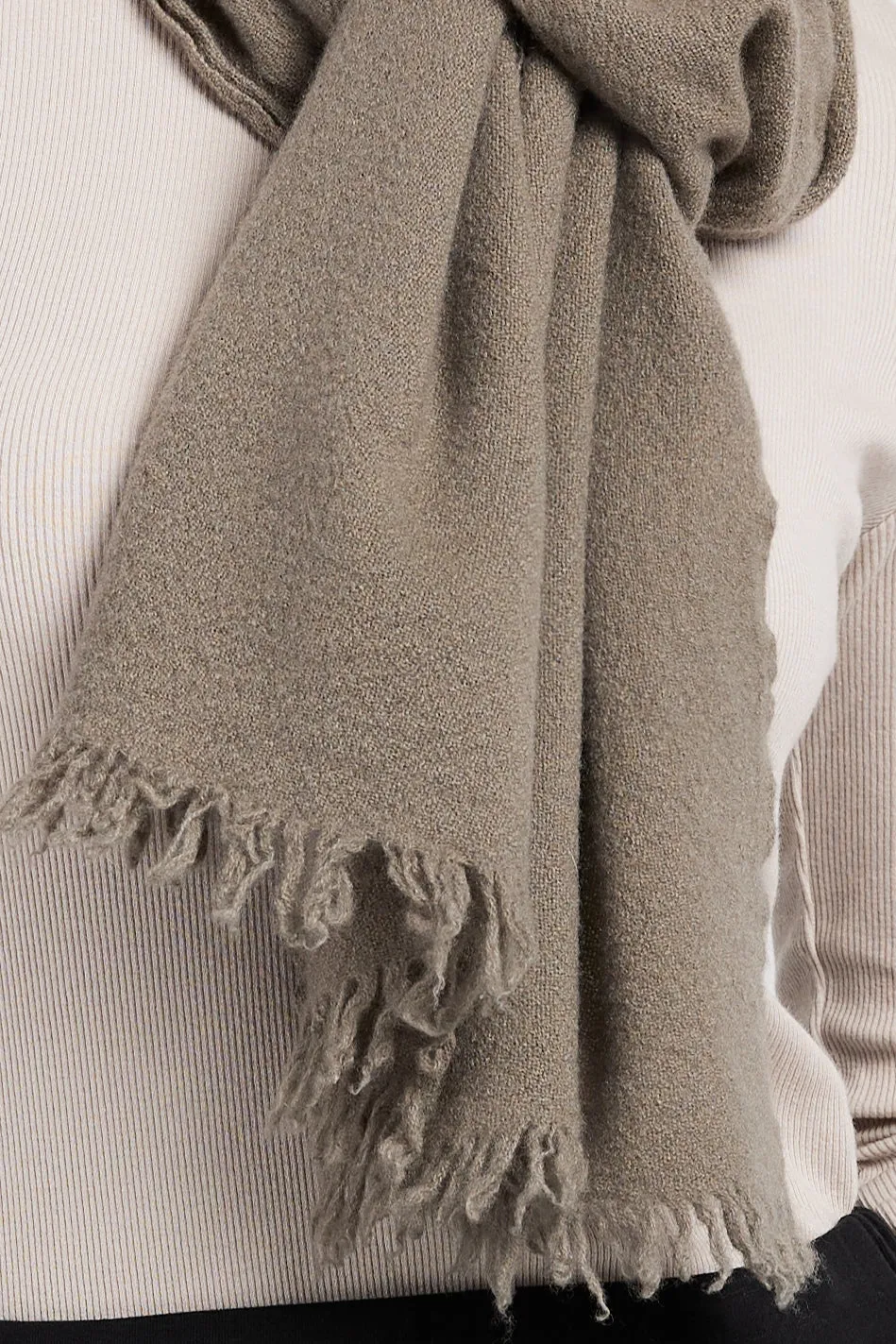 Cashmere Scarf in Drift