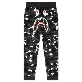 City Camo Shark Sweat Pants - Black