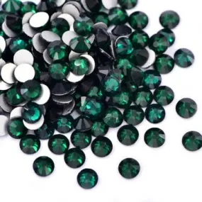 Dark Green (Emerald glass rhinestones)