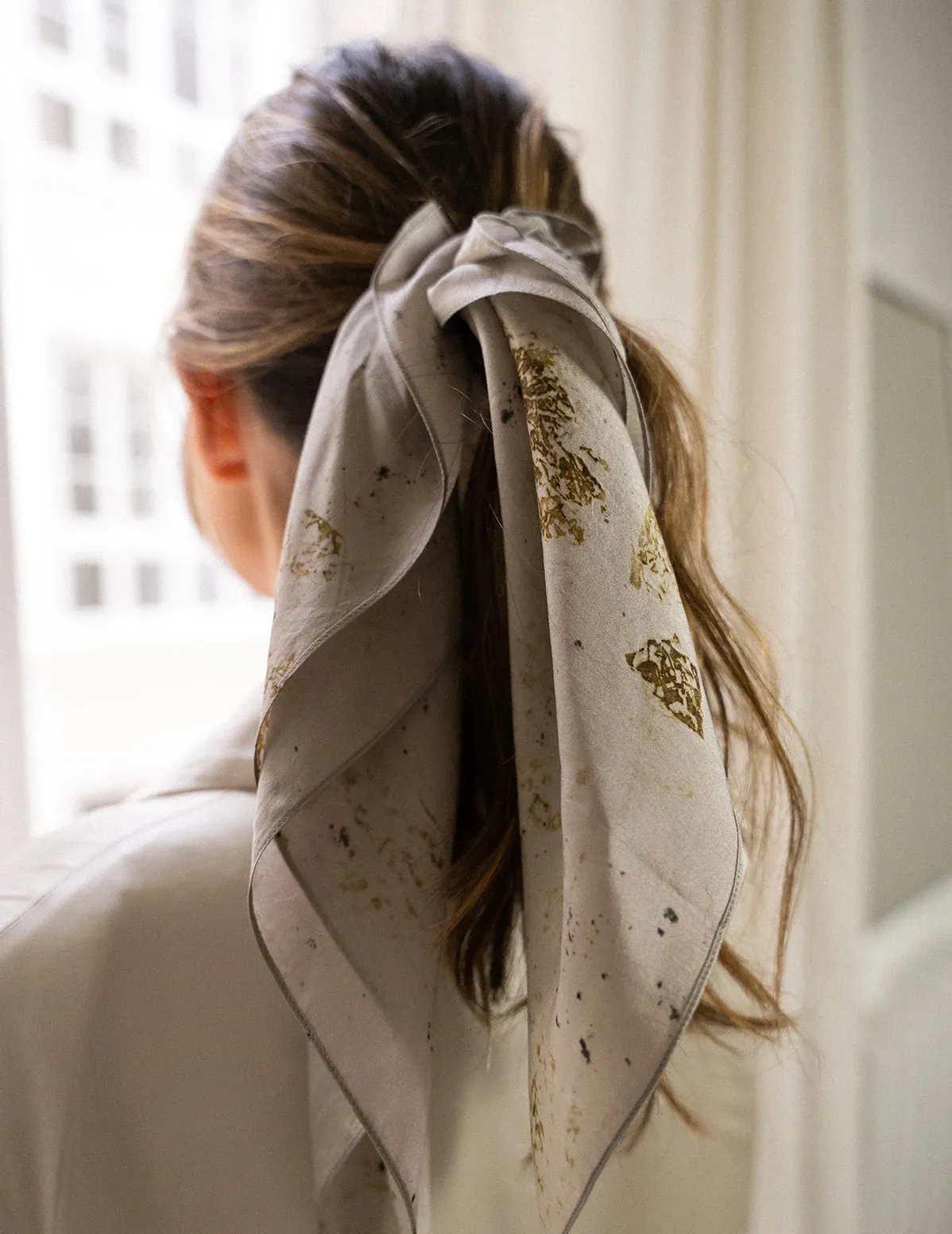 Dhyana Organic Silk Scrunchie/Scarf