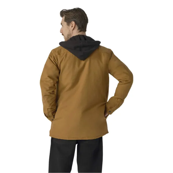 Dickies Skateboarding Duck Shirt Jacket - Brown Duck