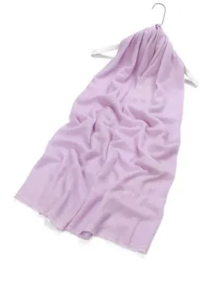 FABUCCI Lilac Pure Cashmere Scarf