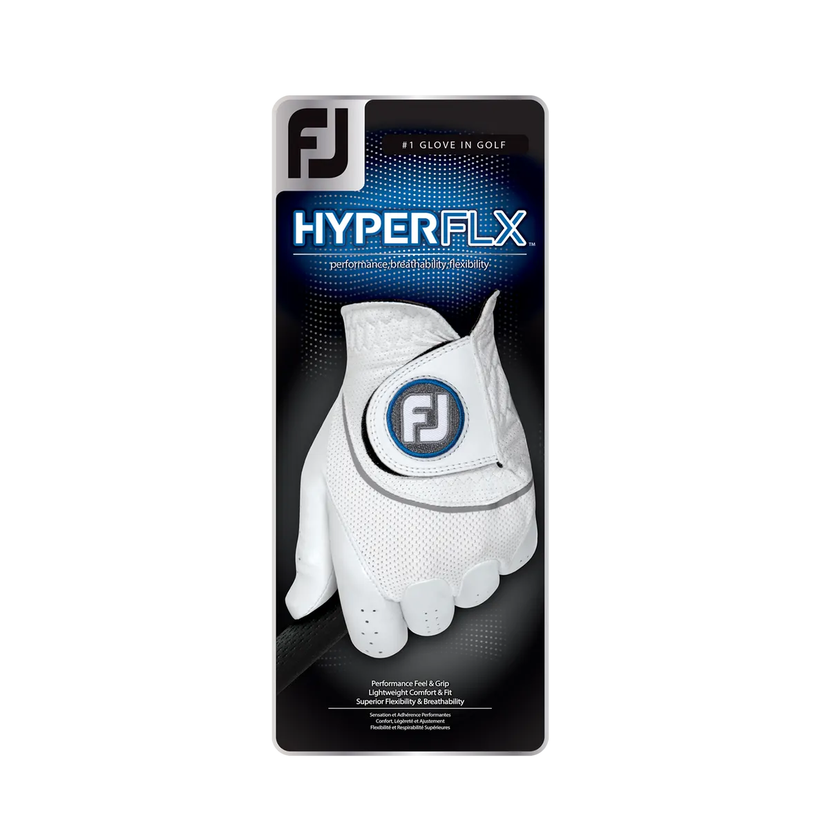 FootJoy HYPERFLX Men's Golf Glove Left Hand White