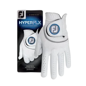 FootJoy HYPERFLX Men's Golf Glove Left Hand White