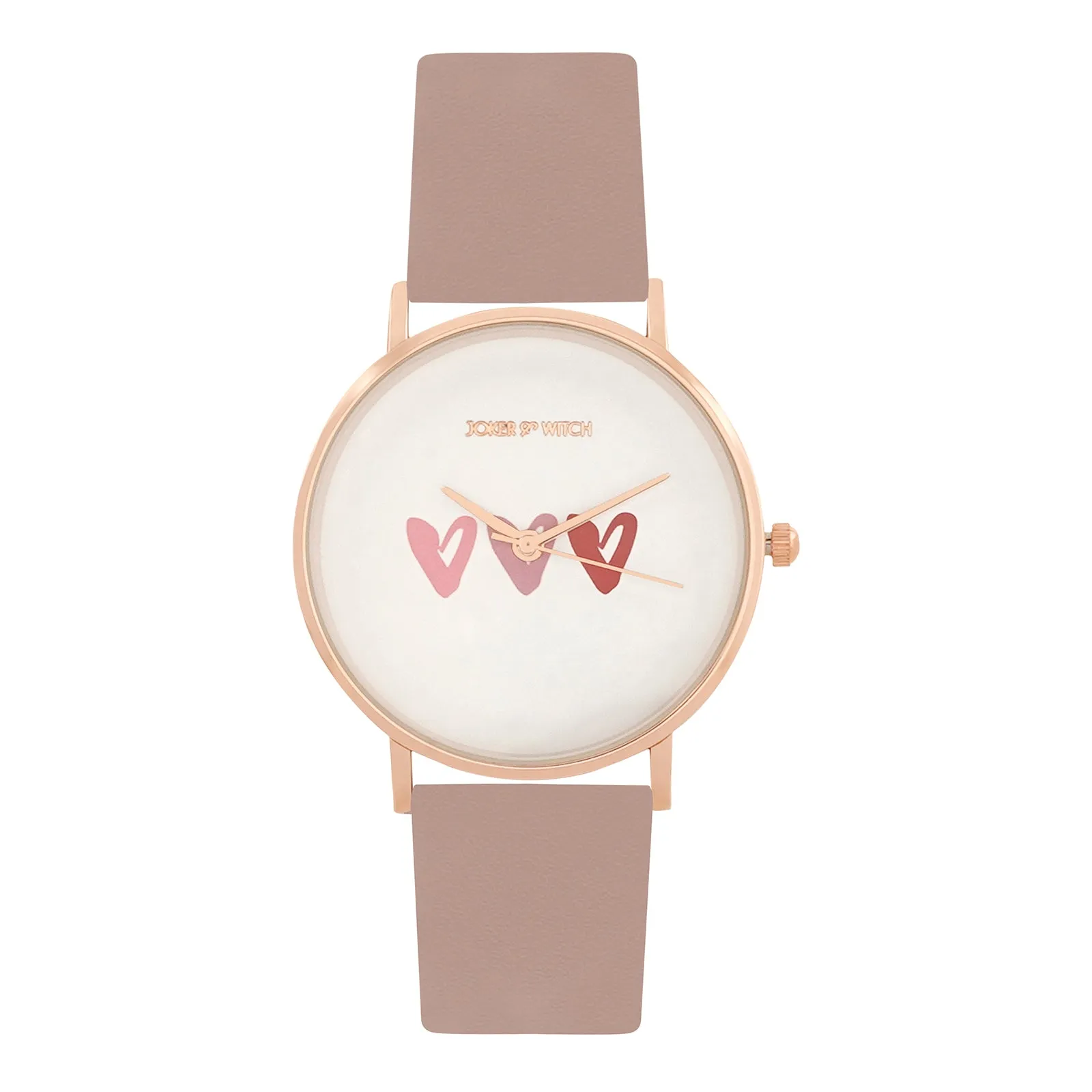 Frolic Mauve PU Strap Watch