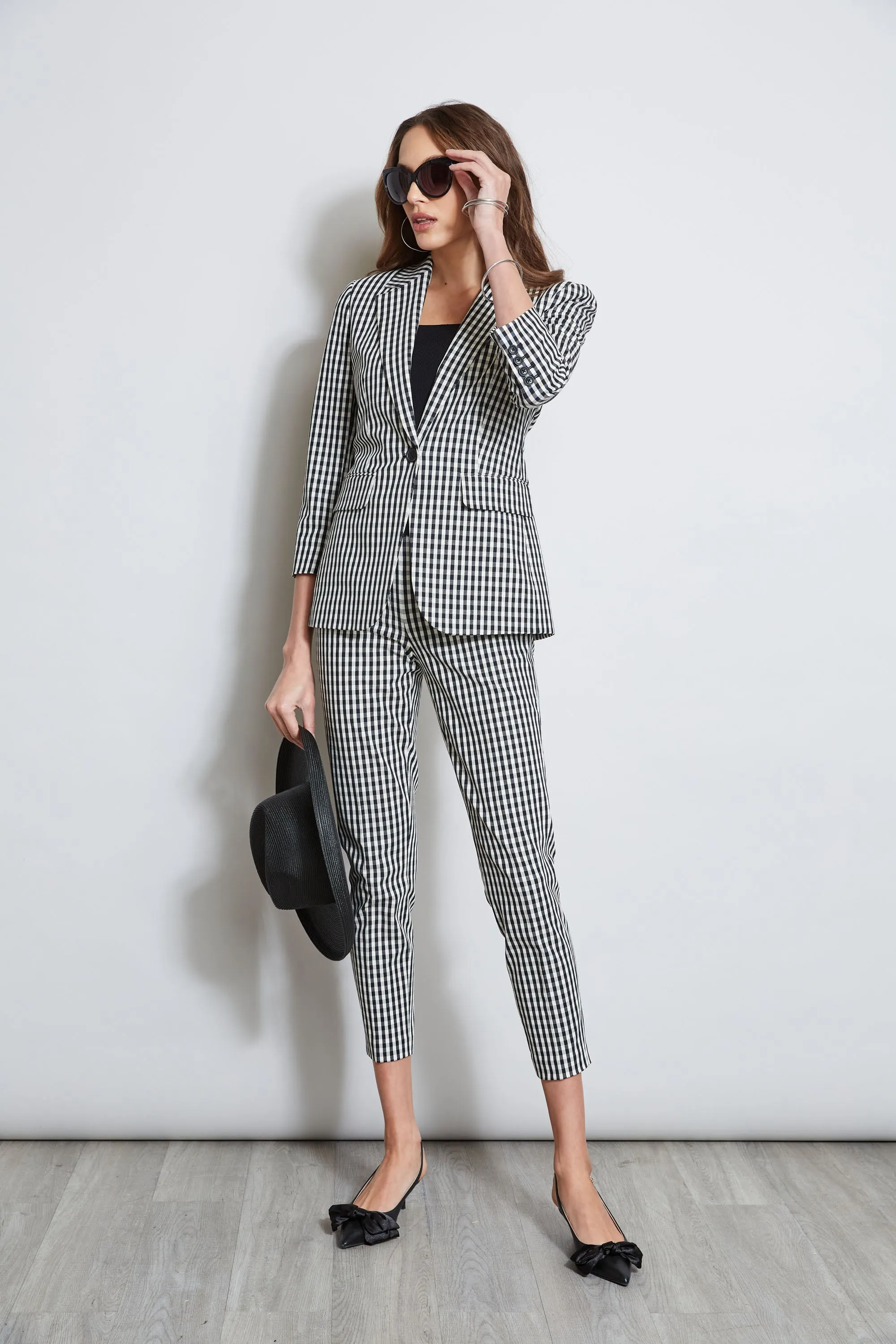 Gingham Blazer