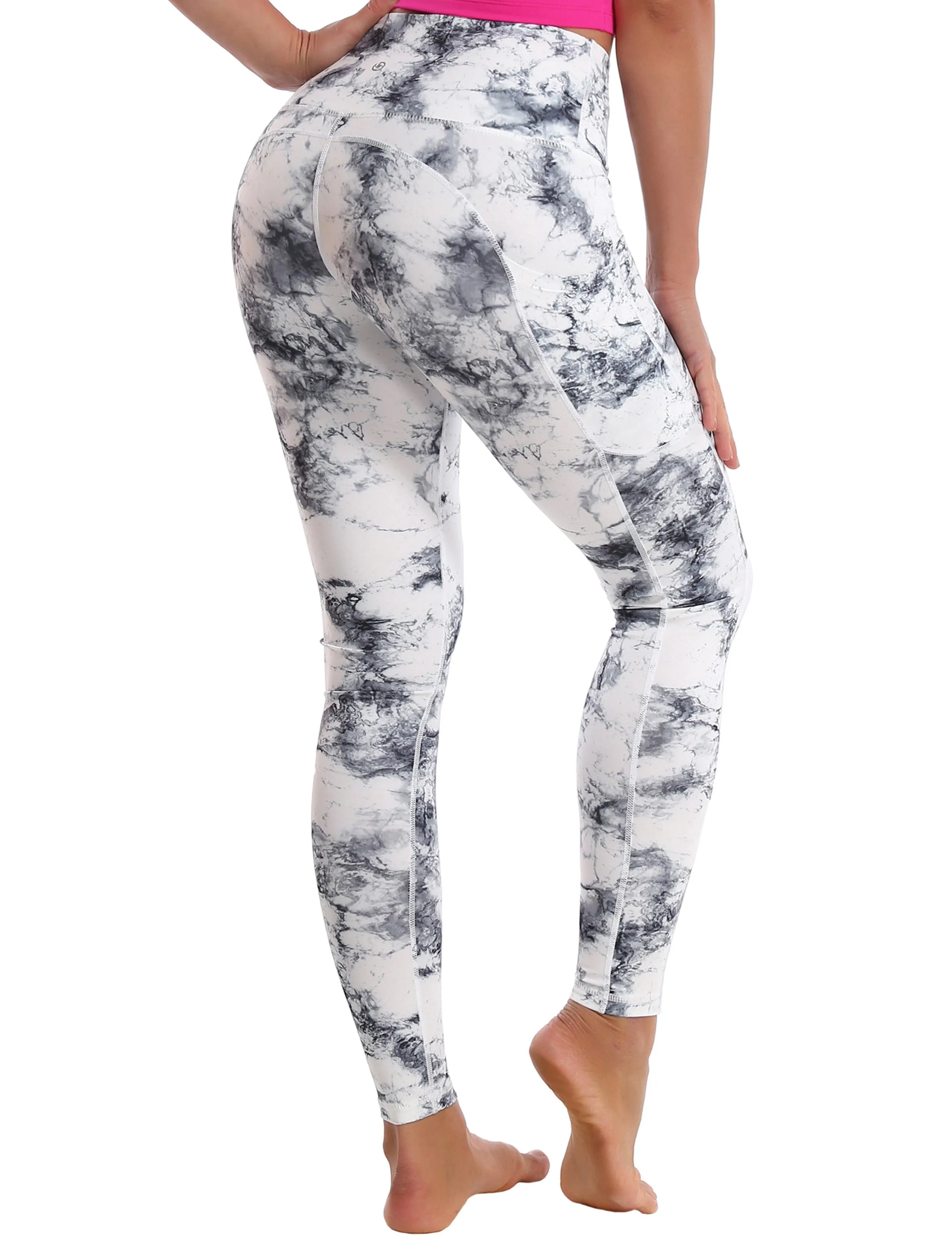 Hip Line Side Pockets yogastudio Pants arabescato ins_yogastudio