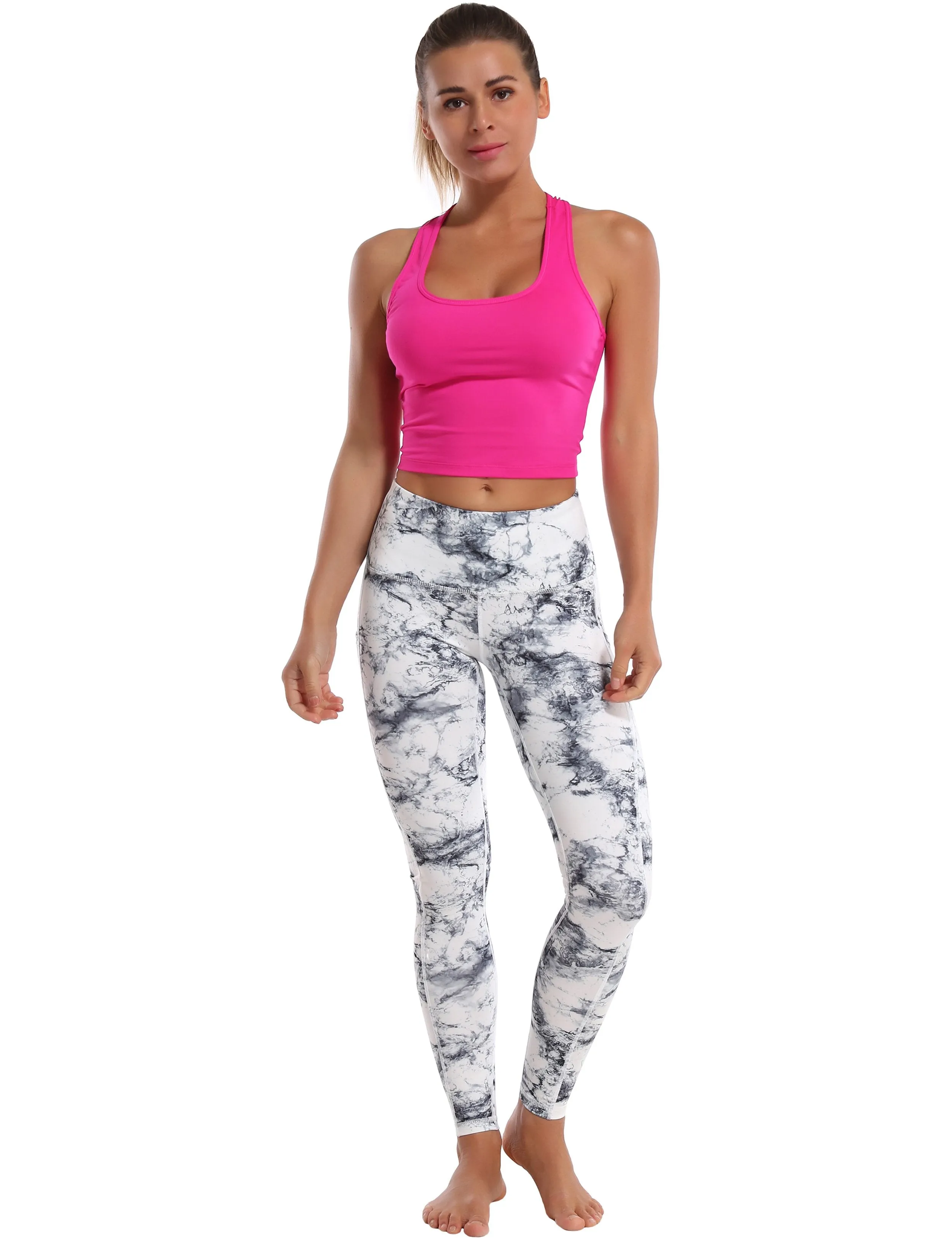 Hip Line Side Pockets yogastudio Pants arabescato ins_yogastudio