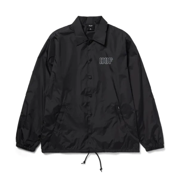 Huf Set H Coaches Jacket - Black