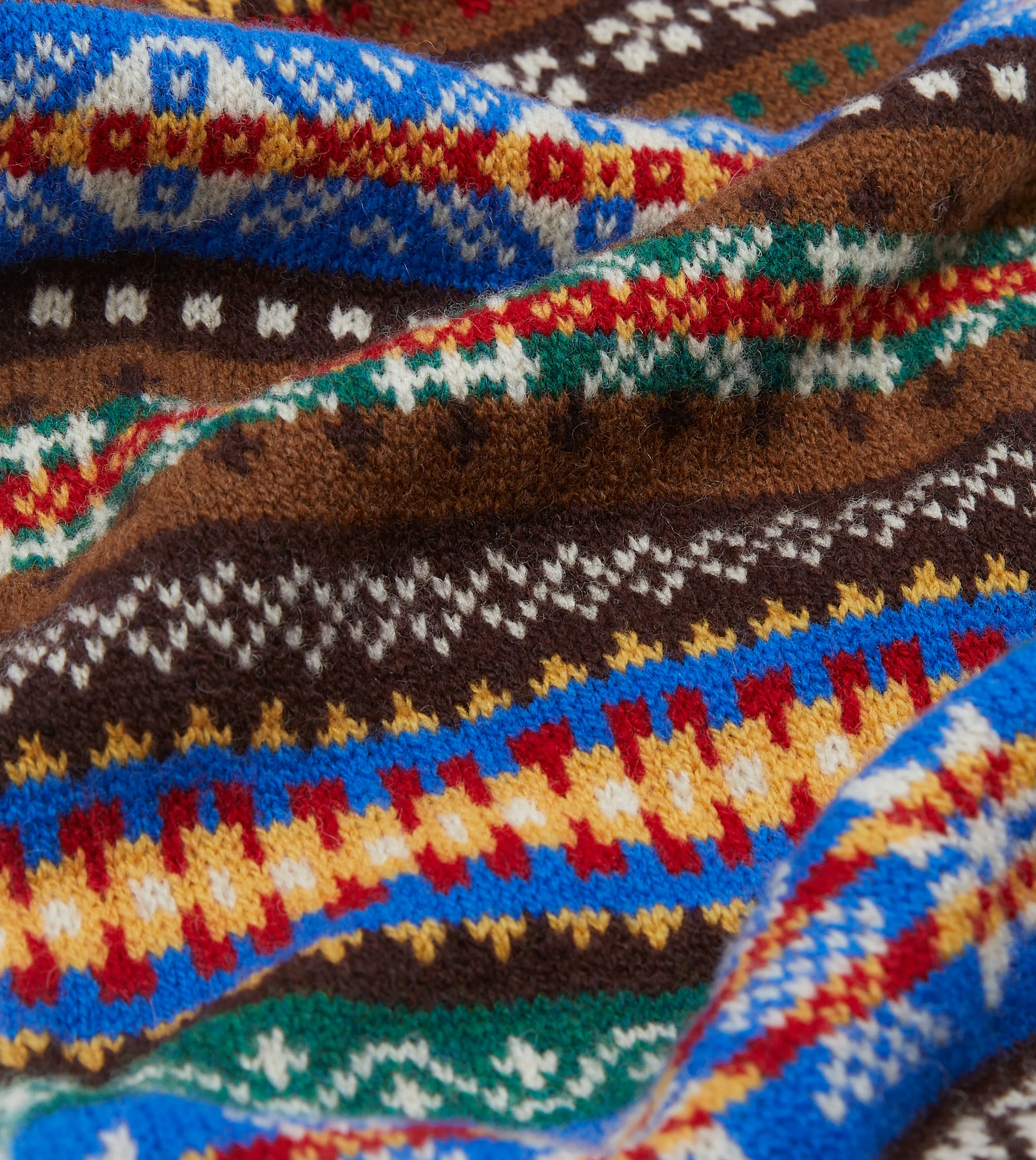 Lambswool Fair Isle Scarf