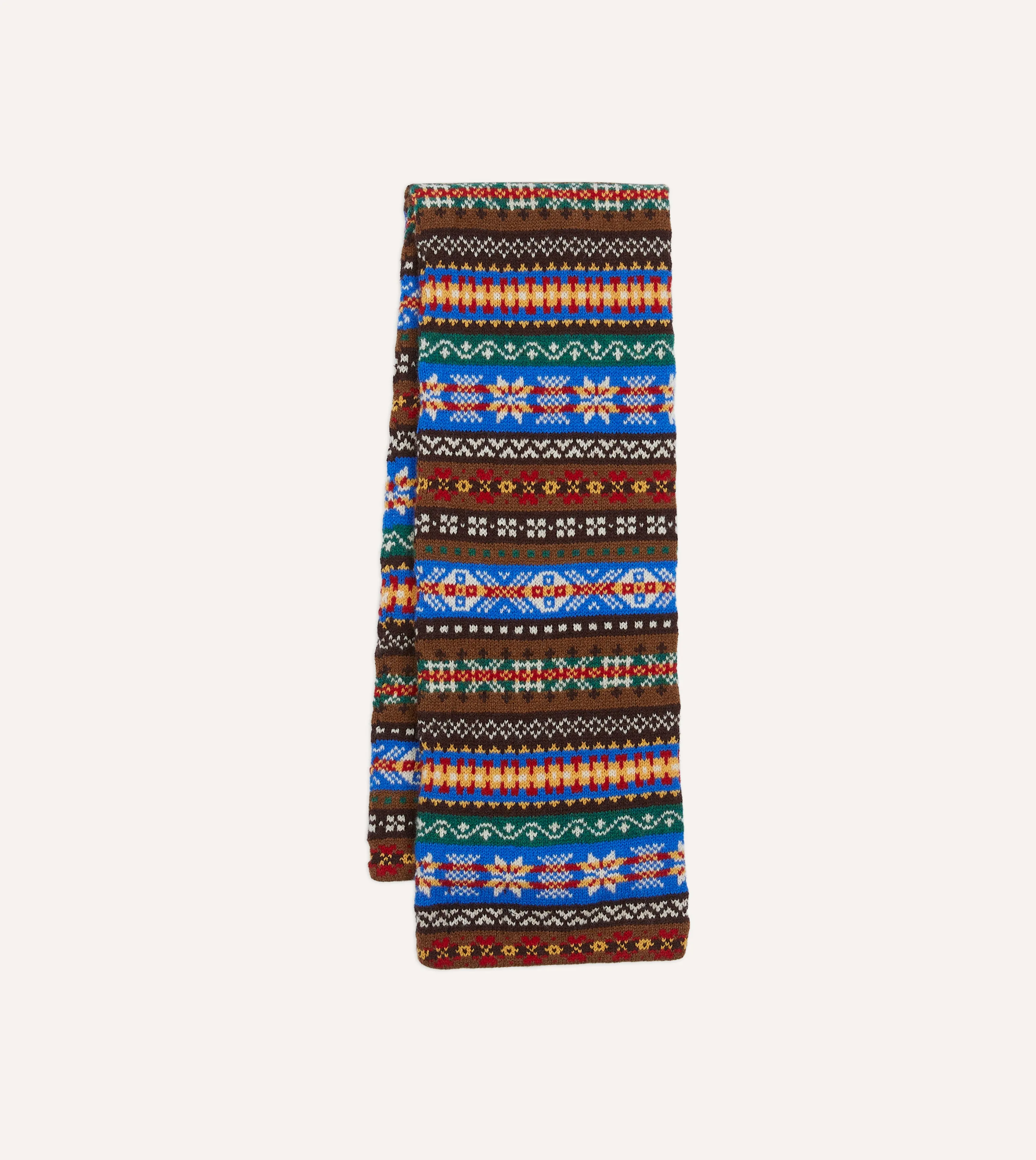 Lambswool Fair Isle Scarf