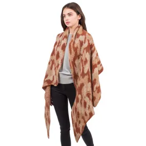 Leopard Fuzzy Heavy Scarf