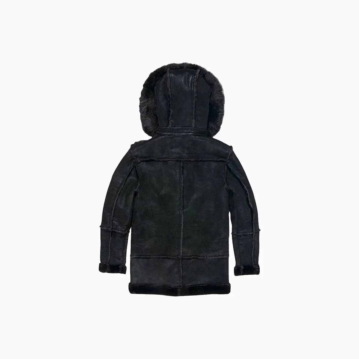 Men's Denali Hooded Shearling Coat