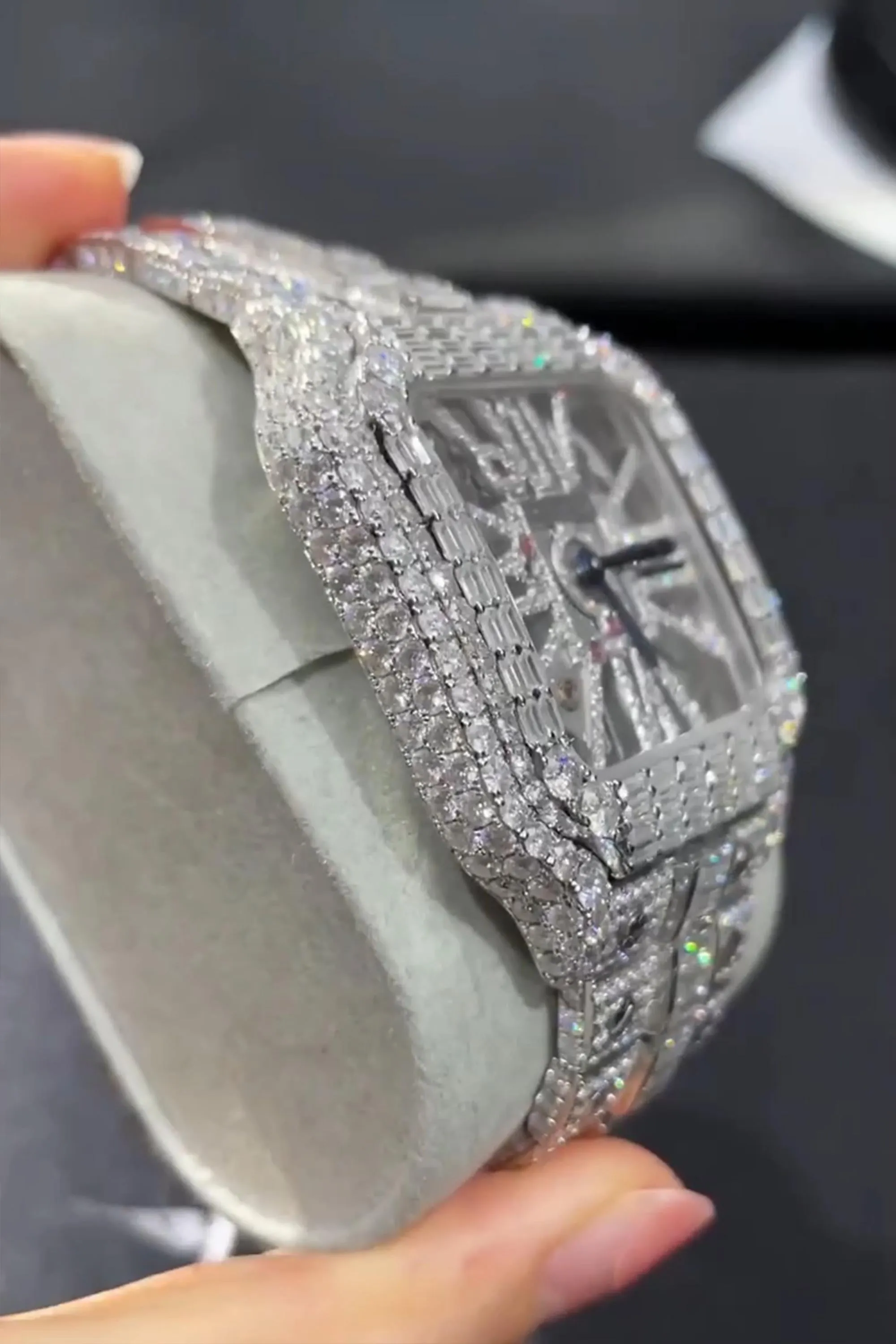 Moissanite watch | diamond watch(W-21)