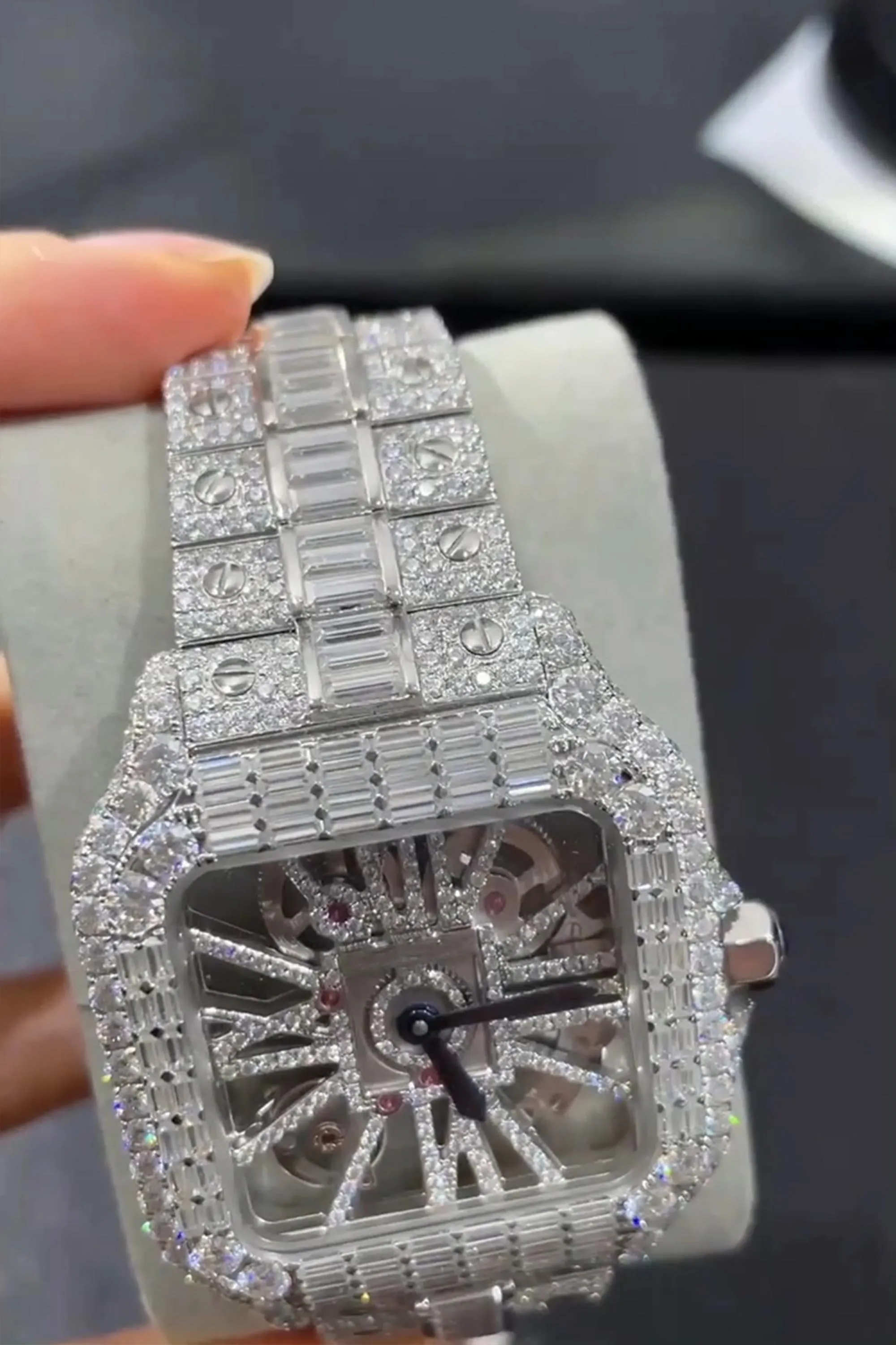 Moissanite watch | diamond watch(W-21)