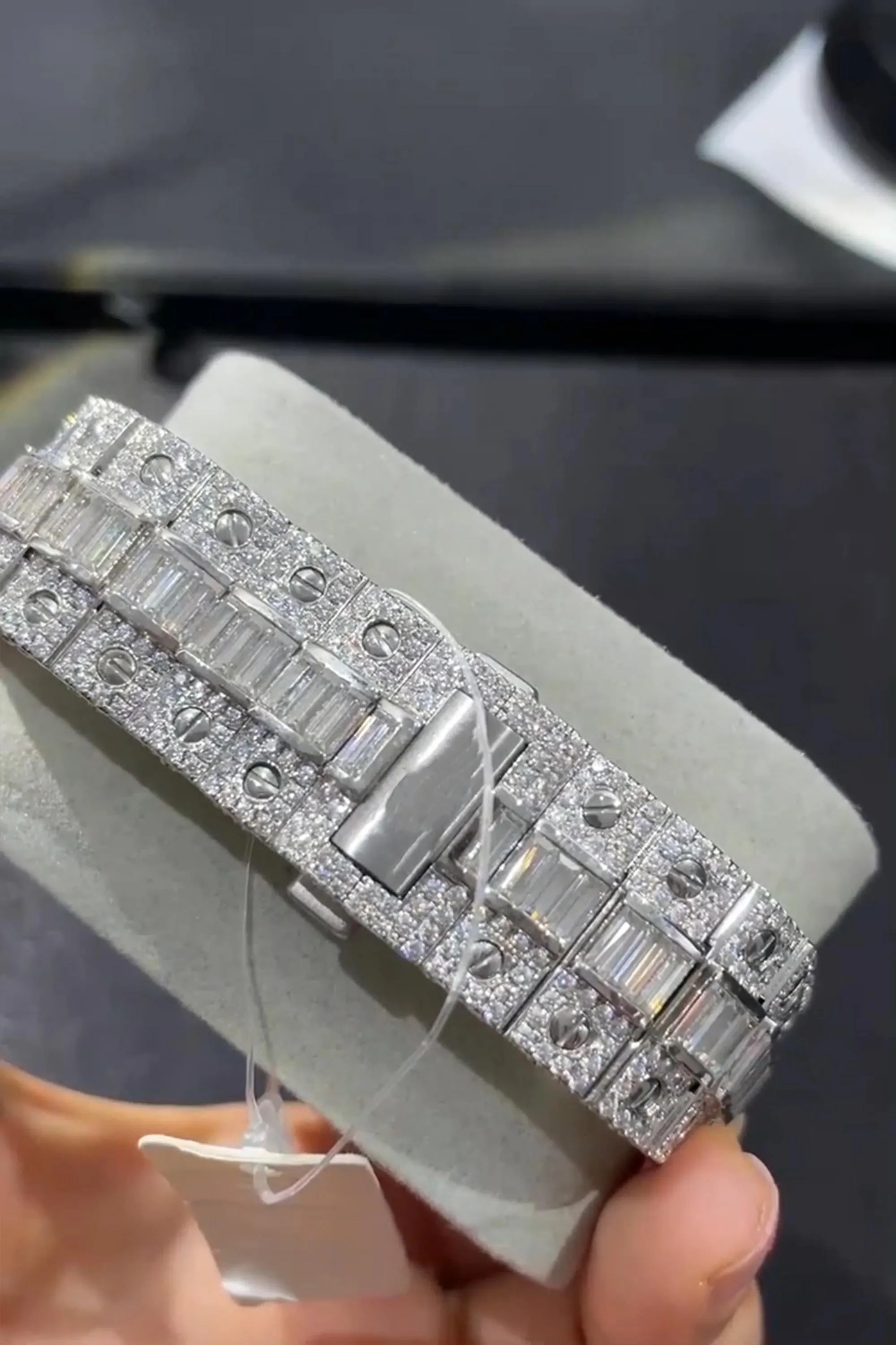 Moissanite watch | diamond watch(W-21)