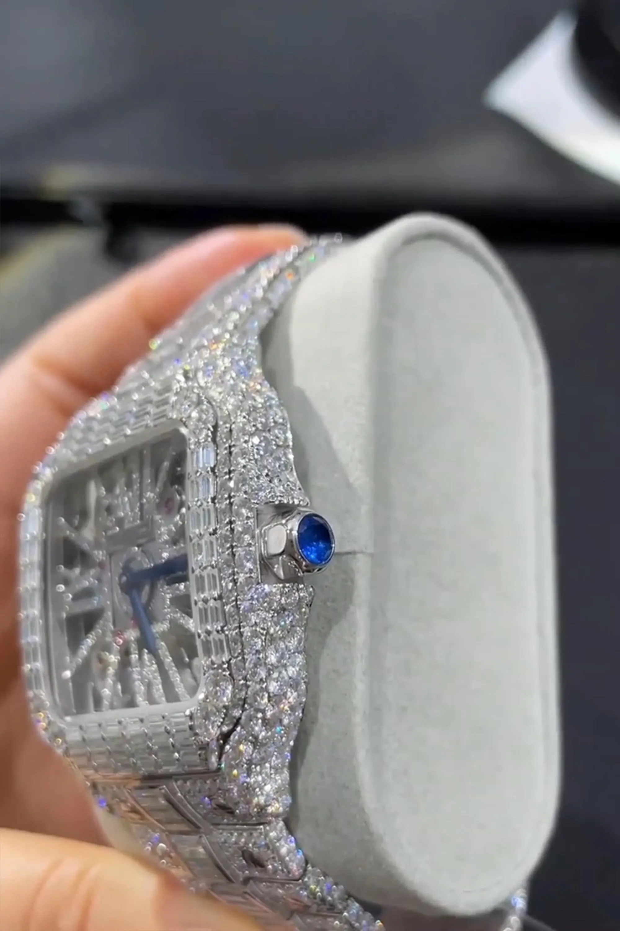 Moissanite watch | diamond watch(W-21)