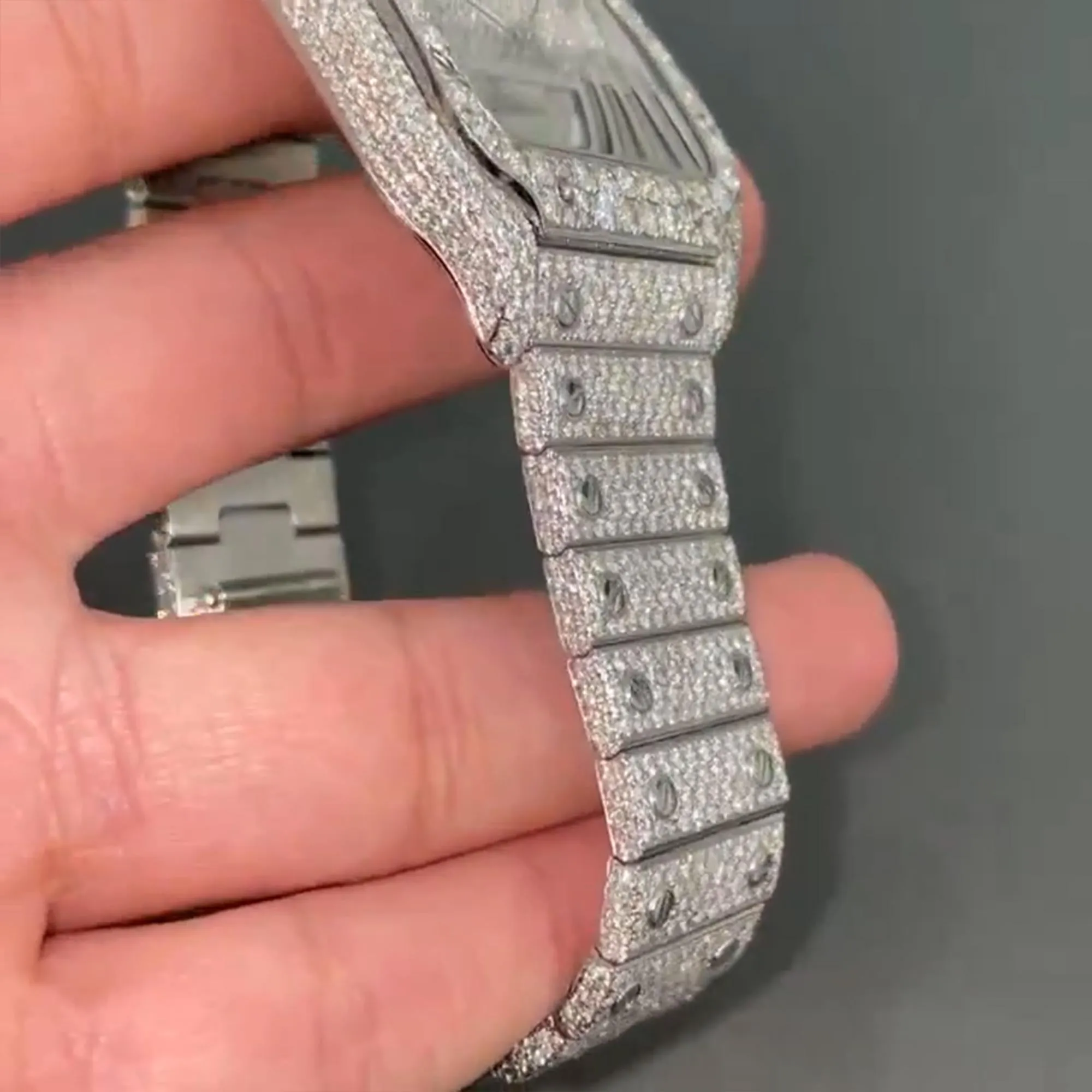 Moissanite watch | diamond watch(W-24)