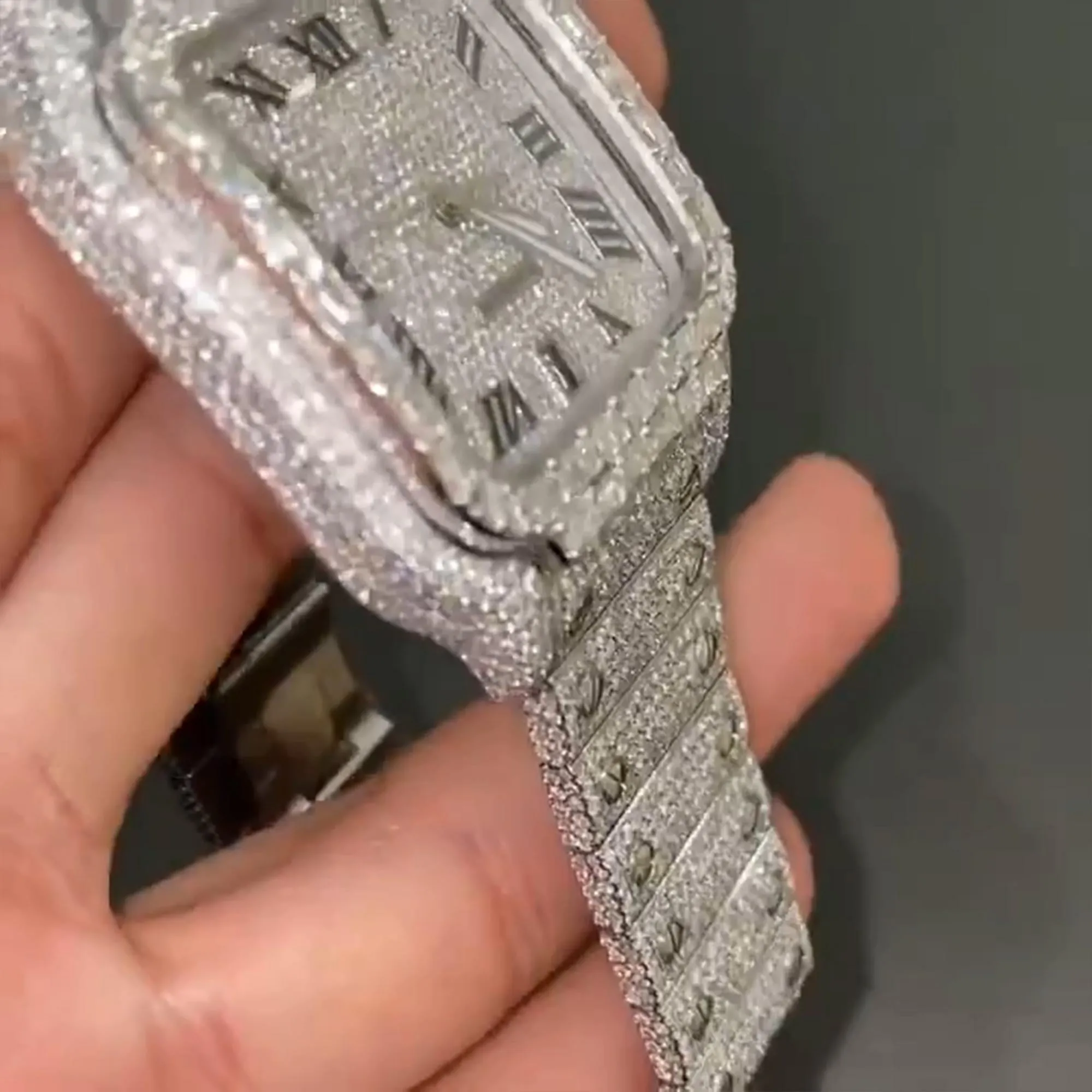 Moissanite watch | diamond watch(W-27)