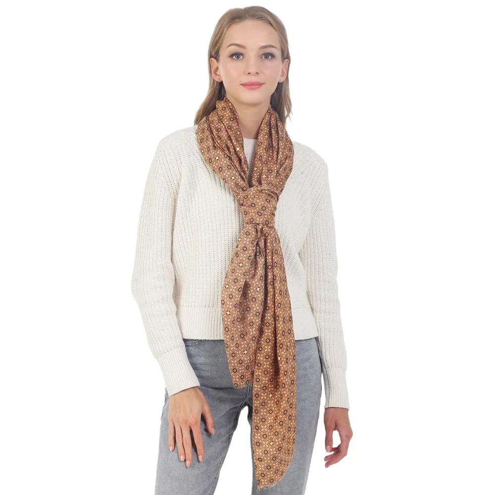 Patterned Oblong Scarf