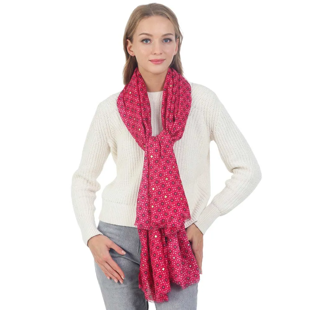 Patterned Oblong Scarf