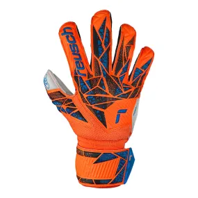 Reusch Attrakt Grip GK Gloves (Orange/Blue)