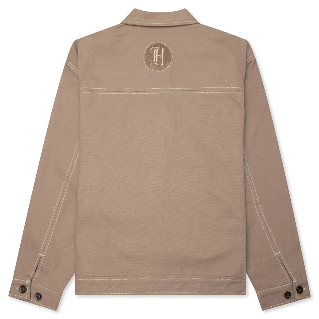 Script Carpenter Jacket - Light Brown