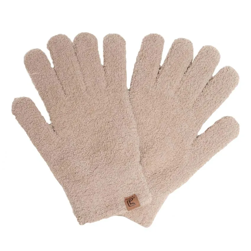 Solid Color Cozy Gloves