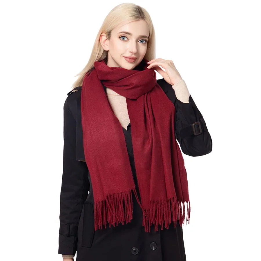 Solid Oblong Scarf