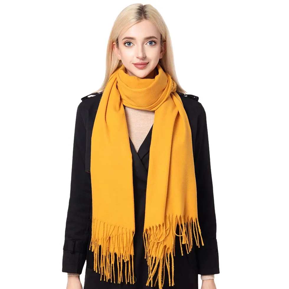 Solid Oblong Scarf