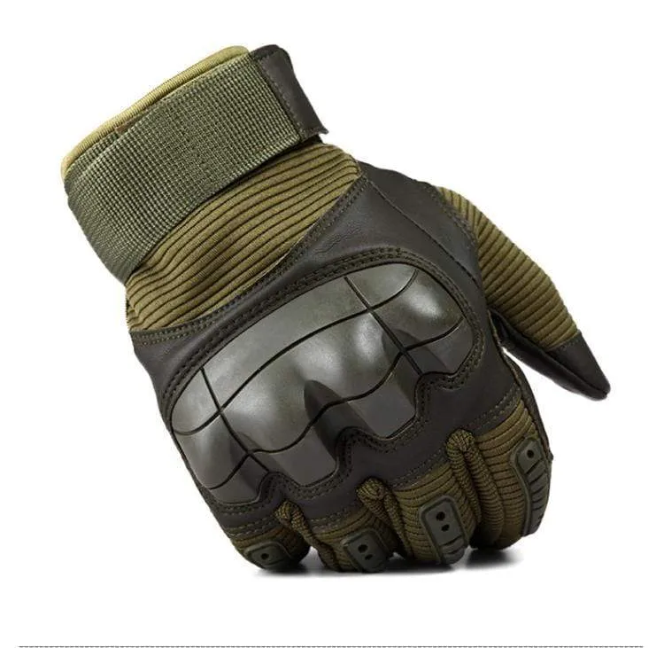 Tactical Gloves Military Men Hard Knuckle Army Paintball Airsoft Shoot Combat AntiSkid Motorcycle Gloves Fingerless Touch Screen