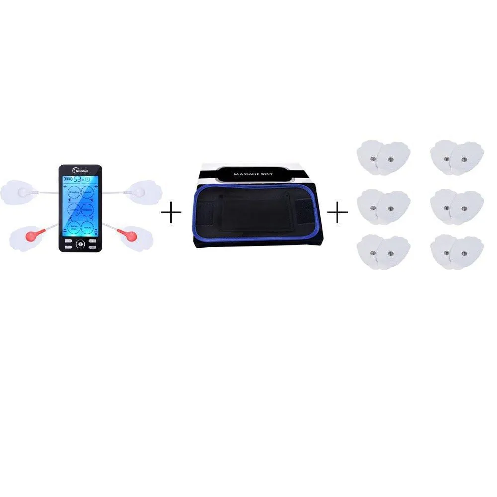 TechCare Plus 24 Modes Tens Unit   Belt   6 Pads