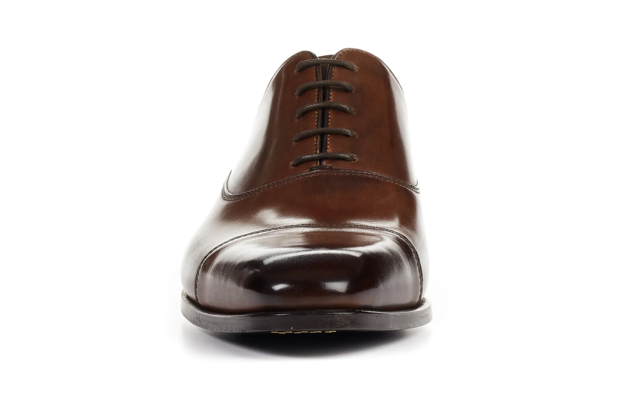 The Cagney III Cap-Toe Oxford - Marrone