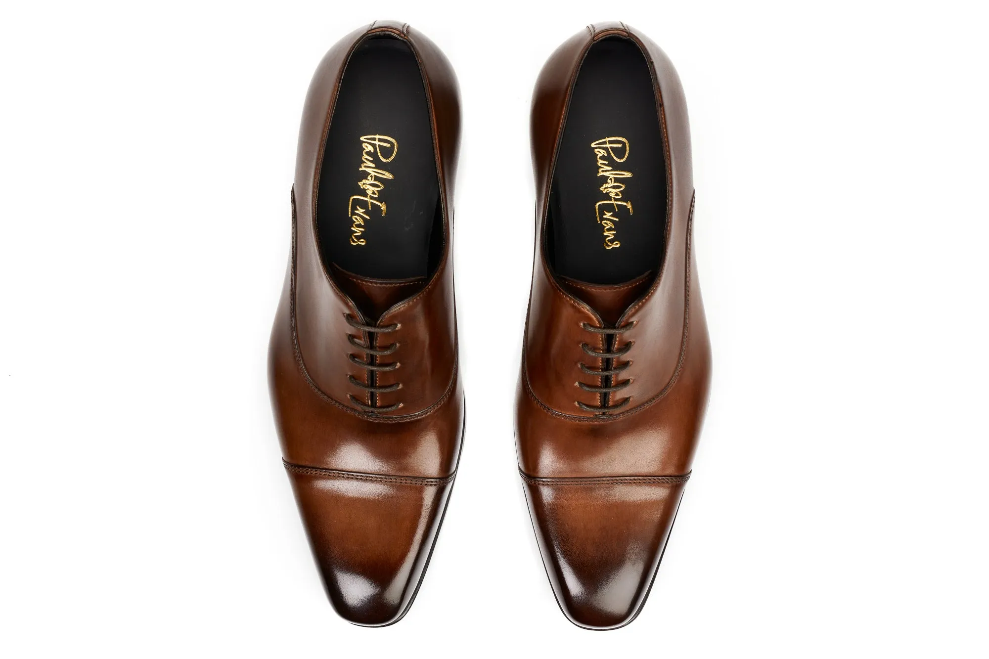 The Cagney III Cap-Toe Oxford - Marrone