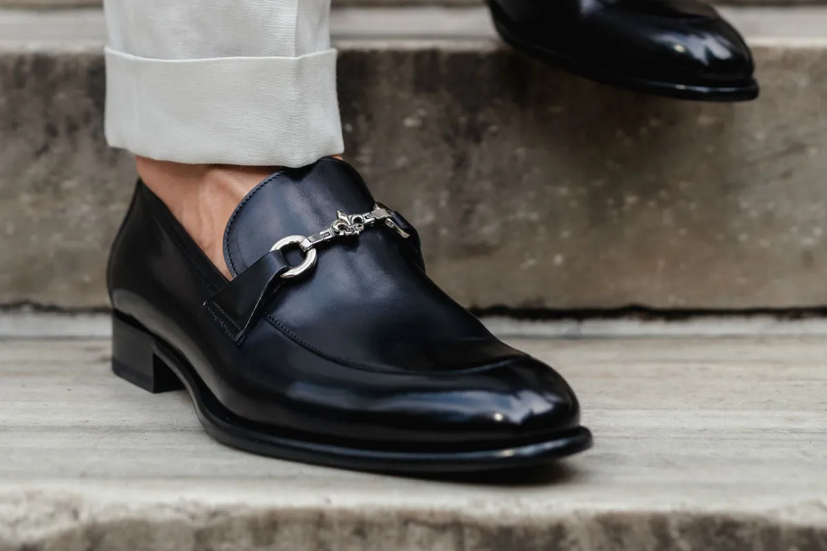 The Caine Bit Loafer - Nero