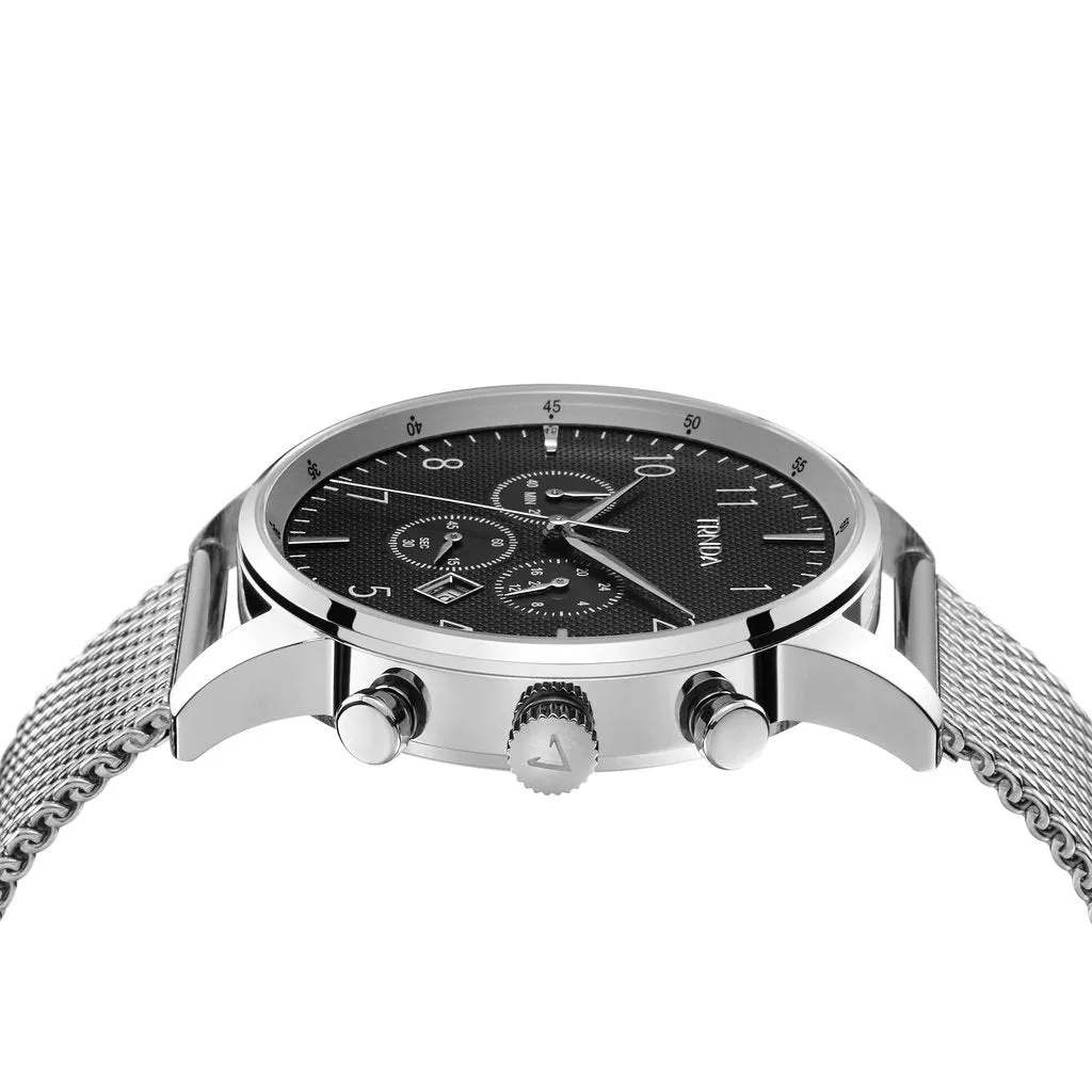 Trnda Stainless Steel Chronograph Men's Watch TR001G2M1-A6S