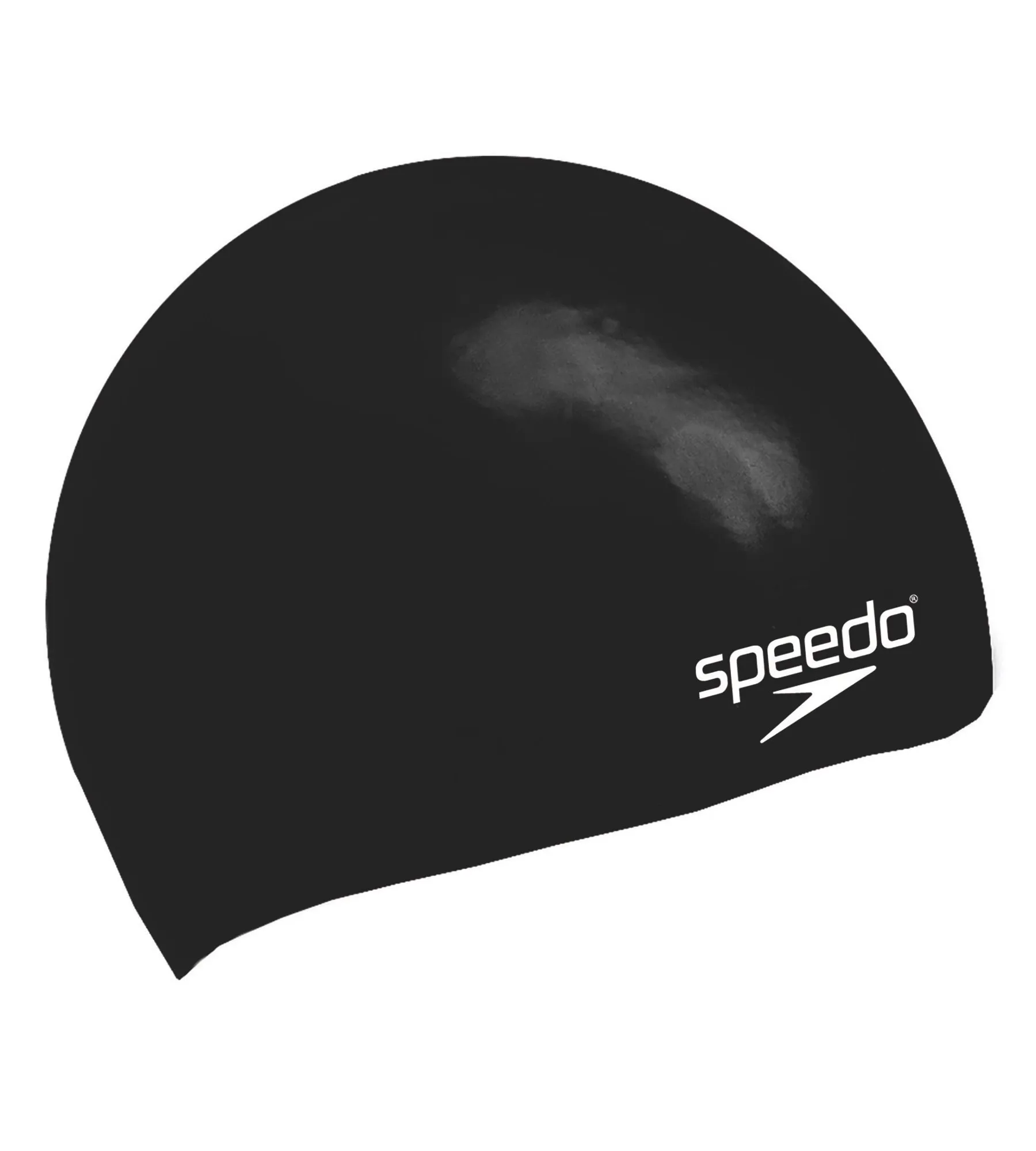 Unisex Junior Moulded Silicone Swim Caps - Black