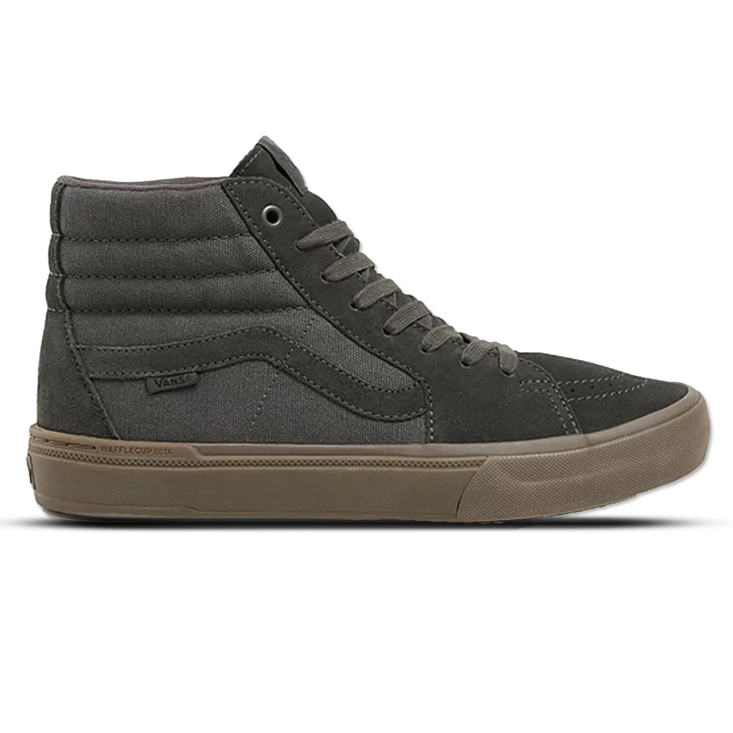 Sk8-Hi Vans BMX Sneakers in Dark Gray with Gum Sole