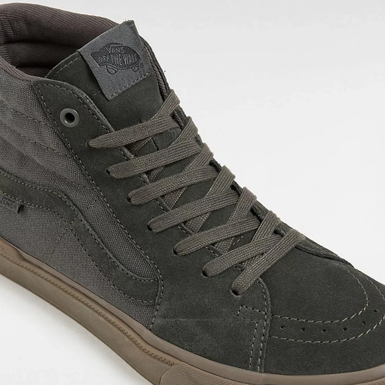 Sk8-Hi Vans BMX Sneakers in Dark Gray with Gum Sole